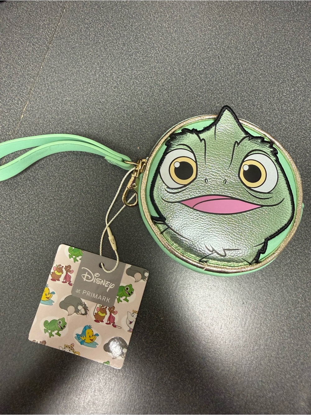 Disney x Primark Pascal Green Wristlet Coin Purse *NWT